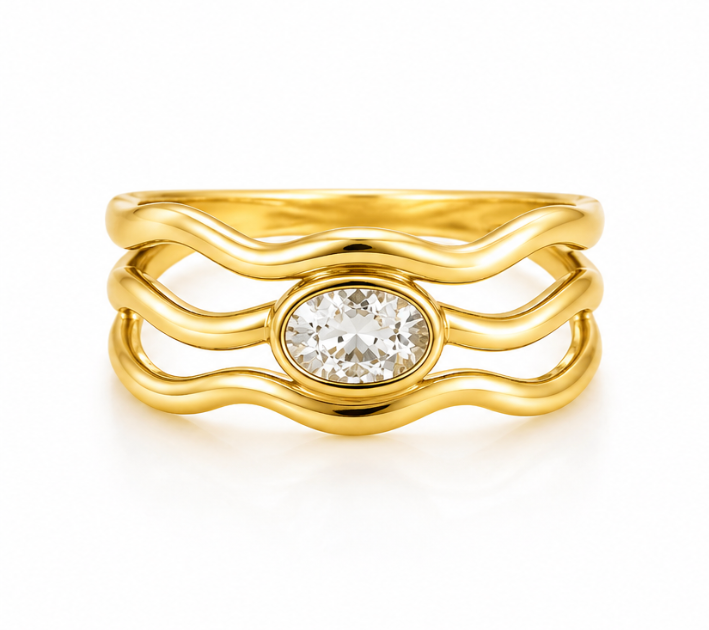 The Secret Adjustable Gold Ring
